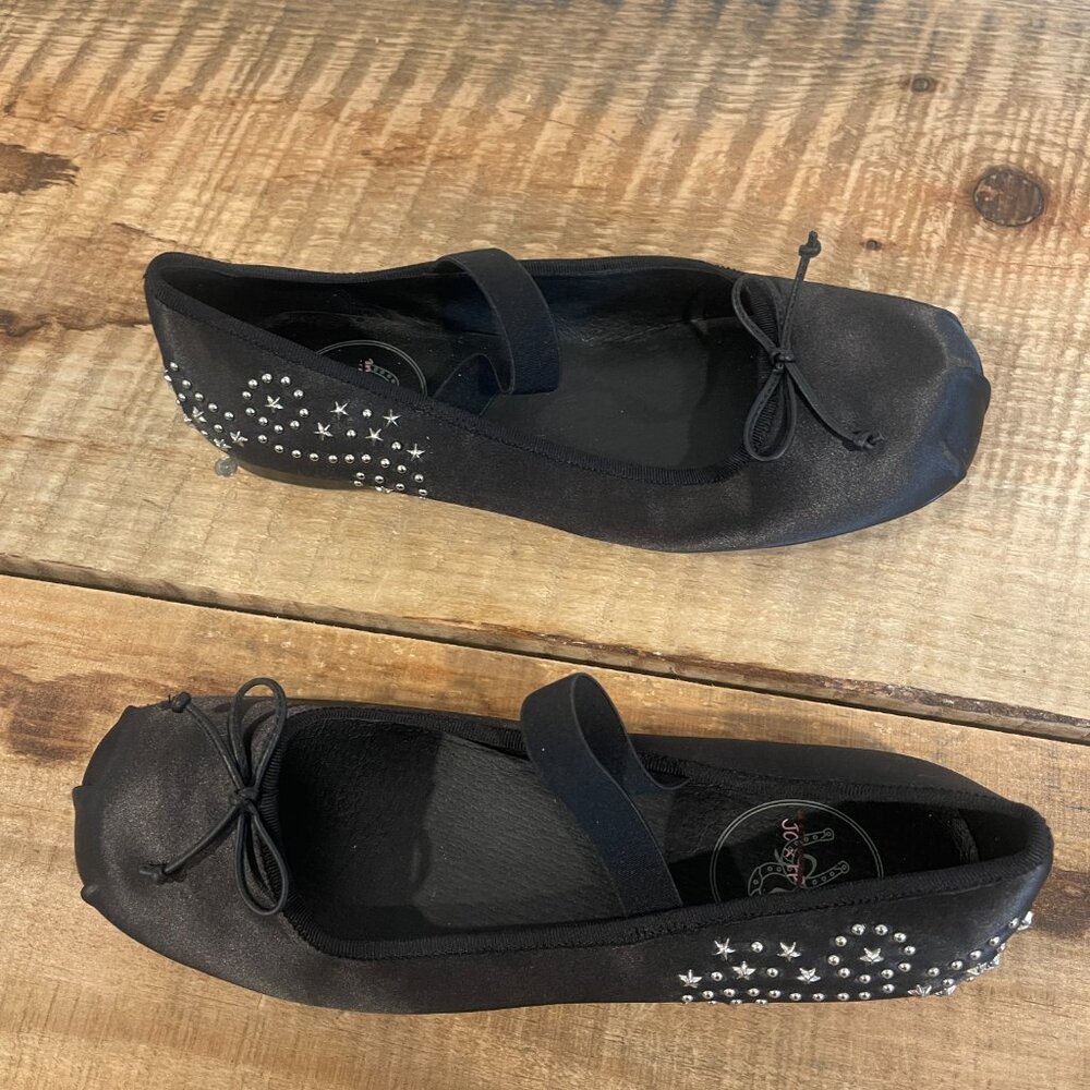 Jeffrey Campbell x FP x UL Stars Align Ballet Flats NWOB Black Size 7.5 - Picture 7 of 12